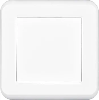 Elektrická zásuvka UNIC Vypínač střídavý-schodišťový č.6 v rámečku 82mm, plast bílý