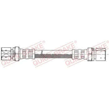 Brzdová hadice Brzdová hadice QUICK BRAKE 27.044