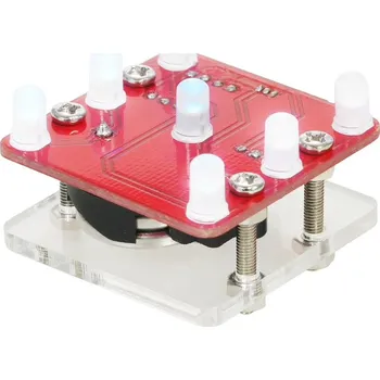 ostatní stavebnice LED hrací kostka na zatřesení - elektronická stavebnice na trénink pájení