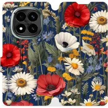 Flipové pouzdro Mobiwear - Xiaomi Redmi Note 14 Pro Plus 5G - VP46S Temná louka (Knížkové flip pouzdro, obal, kryt na mobil Xiaomi Redmi Note 14 Pro Plus 5G - VP46S Temná louka, materiál Umělá kůže + TPU - ochrana 360°, stojánek, silikonová vanička,)