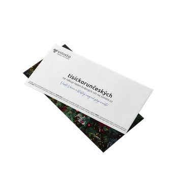 Dárkový potravinový koš Vánoční dárkový poukaz vinisto.cz v hodnotě 1000 Kč