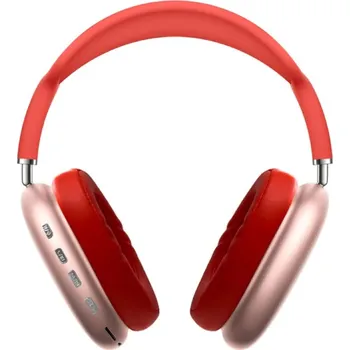 Sluchátka Bezdrátová sluchátka P9 PRO MAX Barva: Červená