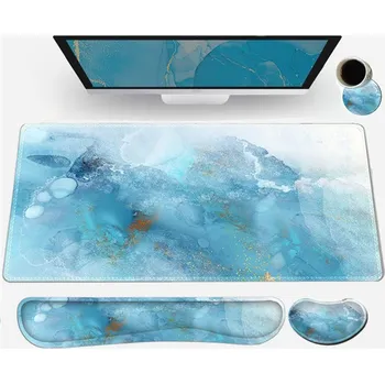 Podložka pod myš Huado XXL ergonomický set podložek k PC4v1 Tyrkysové moře Huado XMN-59291