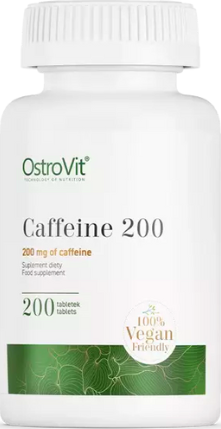 Ostrovit Kofeinové tablety 200 mg - 200 tablet