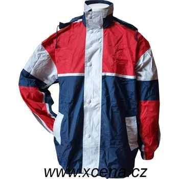 Pánská větrovka Viola s.r.o Bunda s podšívkou červenomodrá Velikost: XL