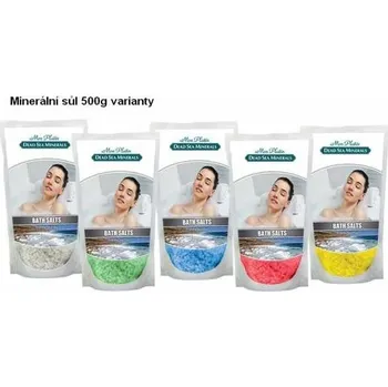 Koupelová sůl Minerální sůl z Mrtvého moře s růží 500g Mon Platin 46DSM85