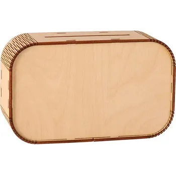 Pokladnička ČistéDřevo Dřevěná pokladnička s vlastním textem - malá