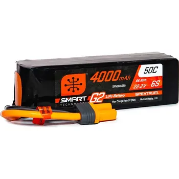 RC model letadla Spektrum Smart G2 LiPo 22.2V 4000mAh 50C IC5 - SPMX46S50