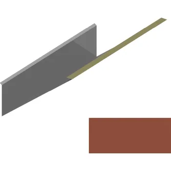 Střecha Lemování ke komínu vrchní RS416V-60 SP&nbsp;25 RAL 8004 cihlová