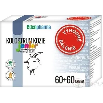 Přírodní produkt EDENPharma KOLOSTRUM KOZE Junior (Výhodné bal.) tbl 2x60 ks
