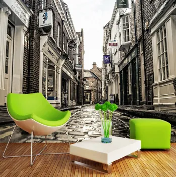 Fototapeta Solution Media 3D tapeta - Anglická ulička MU1740 2 - Voděodolná hedvábná tkanina - Textilní tapeta lesklá - 200g/m2