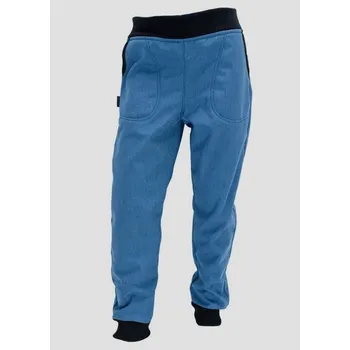 Chlapecké kalhoty Fantom Softshellové kalhoty s FLEECEM - CHINO - petrolejový melír KONFEKČNÍ VELIKOST: 80