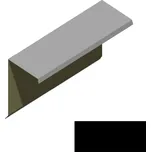 Ukončení pultové střechy RS360S-60 PU 50 MAX MN131 černá