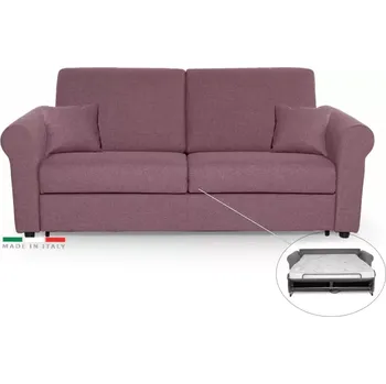 Pohovka Pohovka SAVONA s rozkladem na každodenní spaní, levandulová (penelope 15), 140