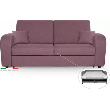 Pohovka Pohovka LIVORNO s rozkladem na každodenní spaní, levandulová (penelope 15), 140