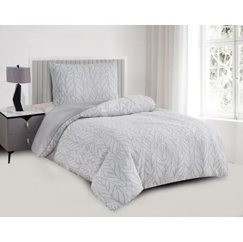 Jahu MyHouse Florida žakárové povlečení - šedá Rozměr: 1x 70 x 90 a 1x 140 x 200 cm