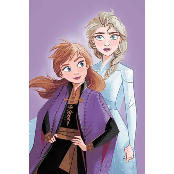 Dětská deka JERRY FABRICS Deka mikroflanel Ledové Království Purple 05 Polyester, 100/150 cm