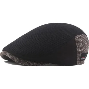 Pokrývka hlavy Pánská plochá čepice bekovka Randal Černá JAMONT 97k-cube