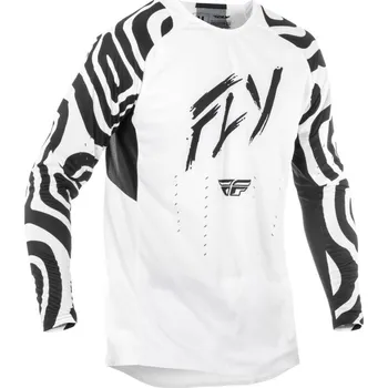 Moto dres dres EVOLUTION, FLY RACING - USA 2025 (bílá/černá, vel. 2XL)