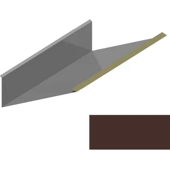 Střešní lemovaní Lemování ke komínu vrchní RS416V-75 PU 50 MAX MM020 hnědá