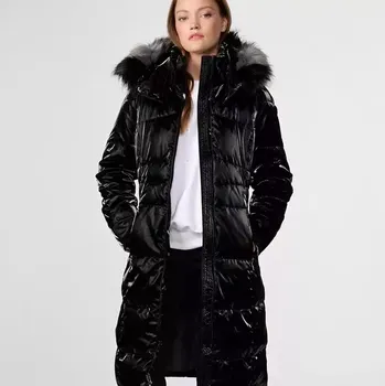 Karl Lagerfeld Liquid péřová bunda černá S