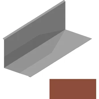 Střešní lemovaní Lemování ke zdi rovnoběžné s okapem RS312S-105 PU 50 MAX MM133 cihlová