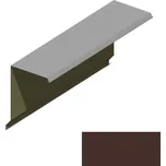 Ukončení pultové střechy RS360A-75 PU 50 MAX MM020 hnědá