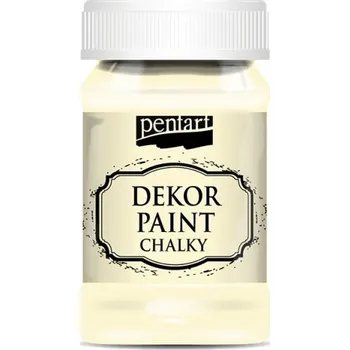 Speciální výtvarná barva Pentart Křídová a dekorační barva PENTART 100 ml SLONOVINOVÁ