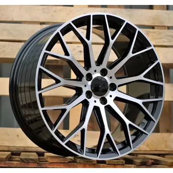 Alu kolo Alu kola Racing Line YS1180, 19x8.5 5x112 ET40, černá + leštění (zátěžová)