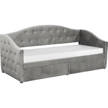 Postel Čalouněná postel ZASKA Šedá