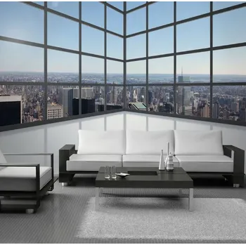 Fototapeta Solution Media 3D tapety - Výhled na město MU1553 6 - Samolepící tapeta - 380-450g/m2