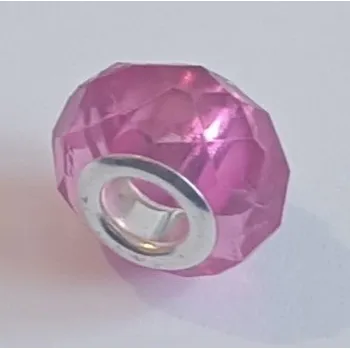 Přívěsek miXL.cz Korálek s velkým průvlekem - Růžová