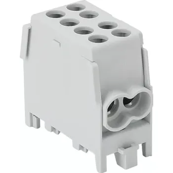 Tracon FLECU-25-16-2 Rozvodná svorka odbočná,na DINlištu, šedá (Tracon FLECU-25-16-2)