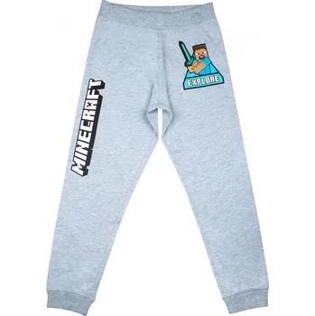 TEPLÁKY MINECRAFT 0041 - šedé Velikost: 152