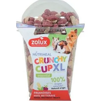 Krmivo pro hlodavce Pochoutka CRUNCHYCUP XL č.řepa/kukuřice 220g Zolux