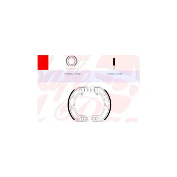 Brzda pro motocykl Brzdové čelisti FERODO FSB891A