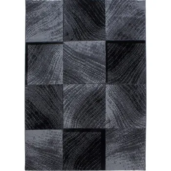 Ayyildiz Kusový koberec Plus 8003 black Rozměry koberců: 80x150