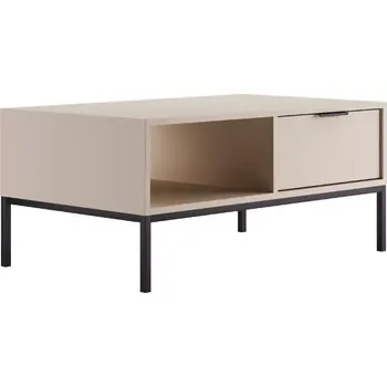 Konferenční stolek Konferenční stolek Austin 100 cm kašmír/černá