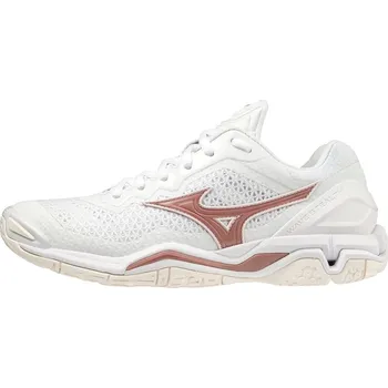 Pánská sportovní obuv Obuv MIZUNO WAVE STEALTH V Barva: White / Rose / Snow White, Velikost: 38,5, Pohlaví: Unisex