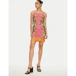 Versace Jeans Couture Letní šaty 78HAO9P7 NS651 Růžová Regular Fit 38