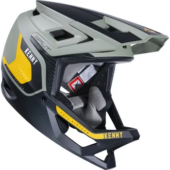 Cyklistická přilba KENNY cyklo přilba SPLIT 23 graphic dark green - S