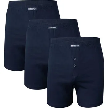 Trenýrky FANNIFEN Sada pánské bavlněné M-4XL trenýrky EK002-2 3ks v balení Barva: Tmavěmodrá, Velikost: 2XL