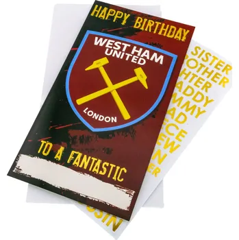 Fan-shop Blahopřání WEST HAM UNITED Personalised