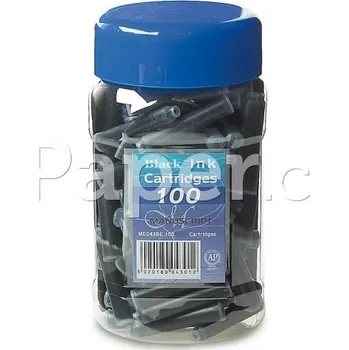 Bombička do plnícího pera - černá - 760000000016