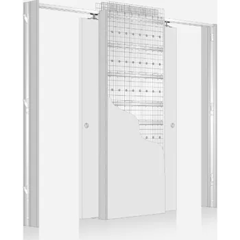 Stavební pouzdro Eclisse stavební pouzdro ZÁKRYT 600+600/1970 do ZDI Tl. dokončené příčky: 225 mm (tl. pouzdra 200 mm)