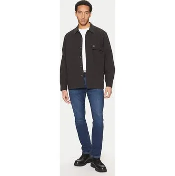 Pánská košile Calvin Klein Jeans Košile J30J326724 Černá Regular Fit S