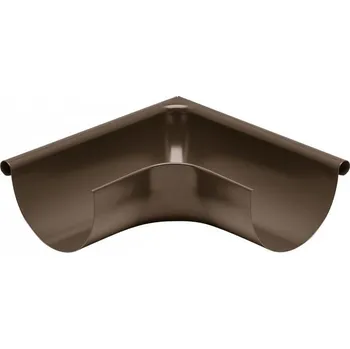 okap KJG roh vnější 90° pozink + barva, r.š.250 mm Barva: RAL 8028 Testa di Moro (hnědá)