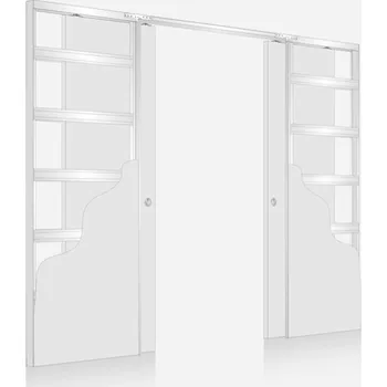 Stavební pouzdro ECLISSE bezobložkové pouzdro SYNTESIS DVOUKŘÍDLO 700 + 700mm do SDK Rozměr dle ČSN: 1970 mm (výška), Tl. dokončené příčky: 100 mm