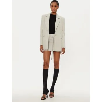 Dámská sukně Patrizia Pepe Mini sukně 8G0410/A457-FE81 Šedá Regular Fit 40