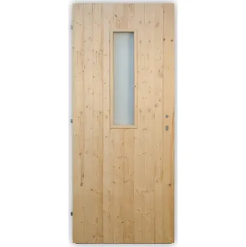 Interiérové dveře Truhlárna Palubkové dveře VERTIK S (45mm) Rozměr dle ČSN: 60 / 197, Orientace Dveří: Pravé